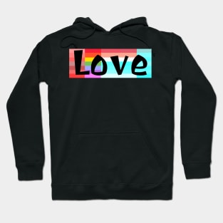 Love In A Color Block Hoodie